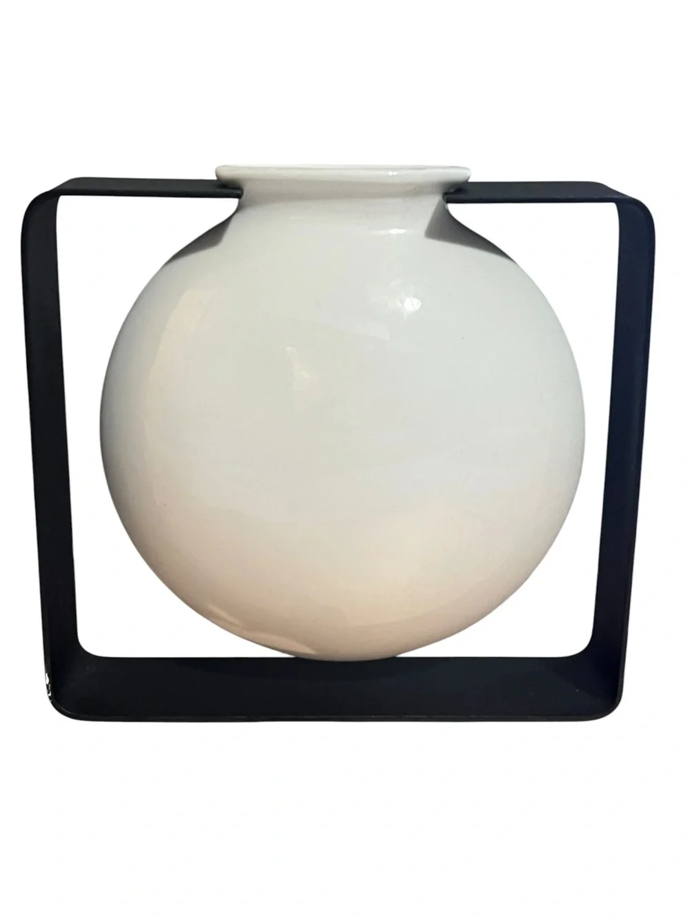 Philippi Float Round Vase, Porcelain